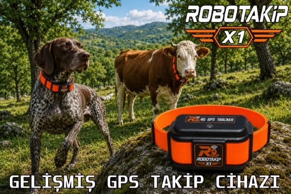 ROBOTAKİP X1 KÖPEK TAKİP CİHAZI Hayvan Takip Cihazı